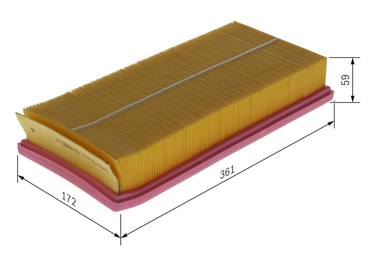Luchtfilter Bosch F 026 400 739