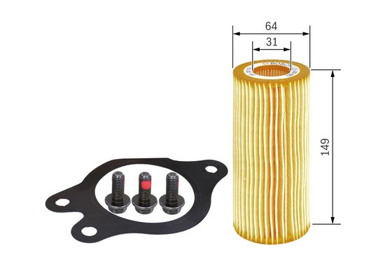 Filter/oliezeef automaatbak Bosch F 026 404 003