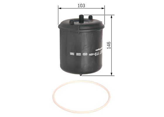 Oliefilter Bosch F 026 407 119