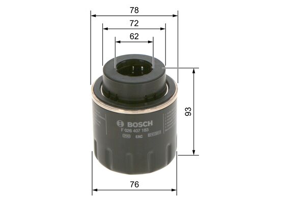 Oliefilter Bosch F 026 407 183