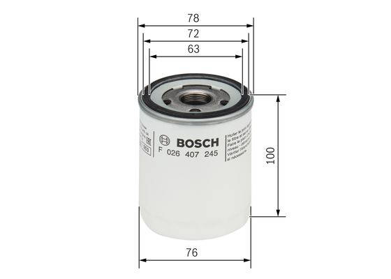 Oliefilter Bosch F 026 407 245
