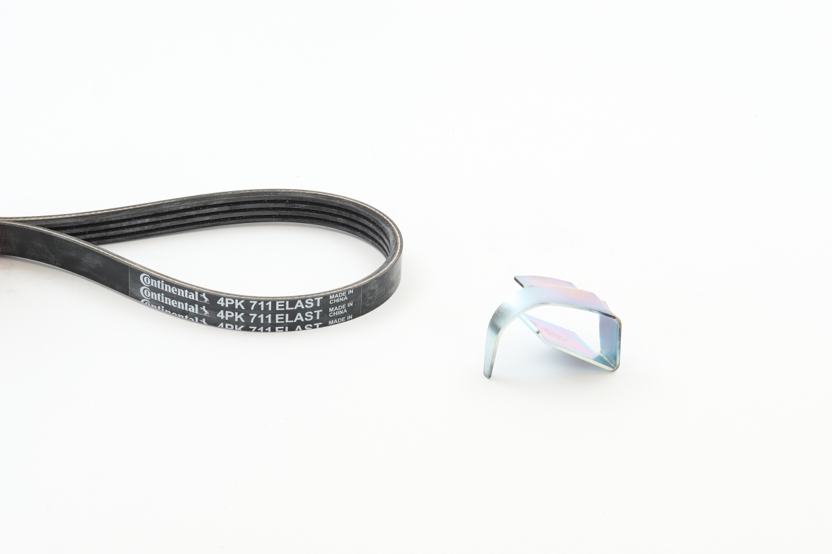 Poly V-riemen kit Contitech 4PK711 ELAST T1