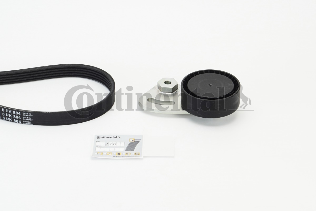 Poly V-riemen kit Contitech 5PK884K1
