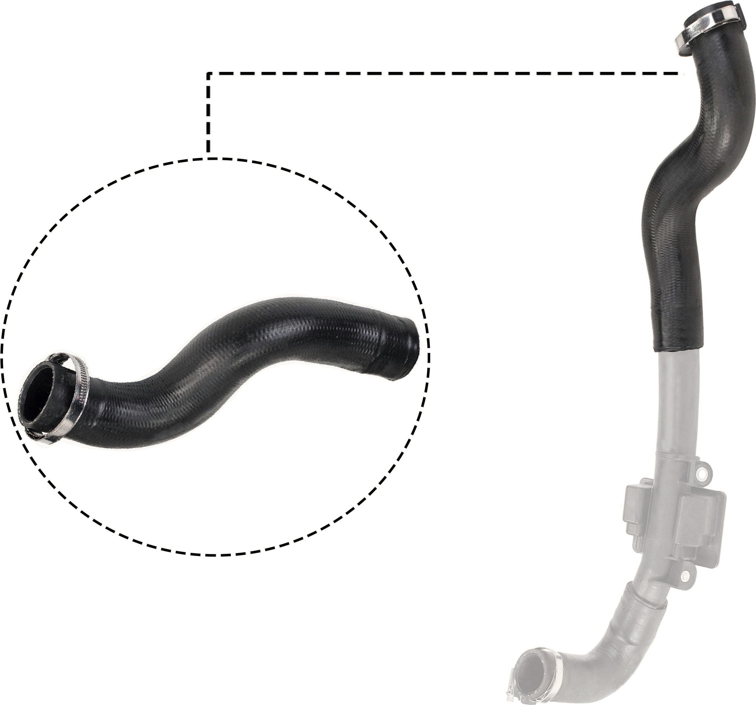 Laadlucht-/turboslang Gates 09-0522