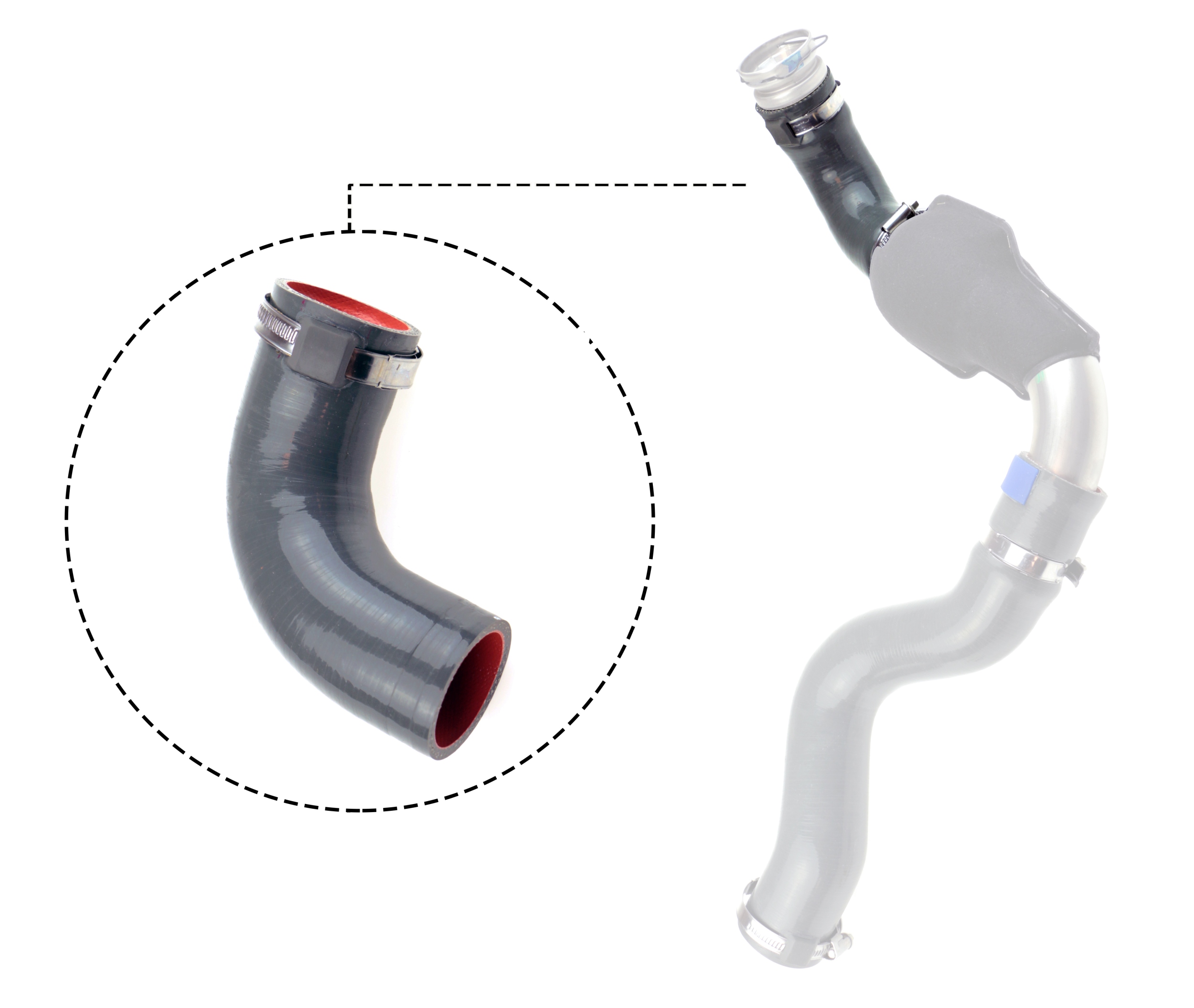 Laadlucht-/turboslang Gates 09-0536