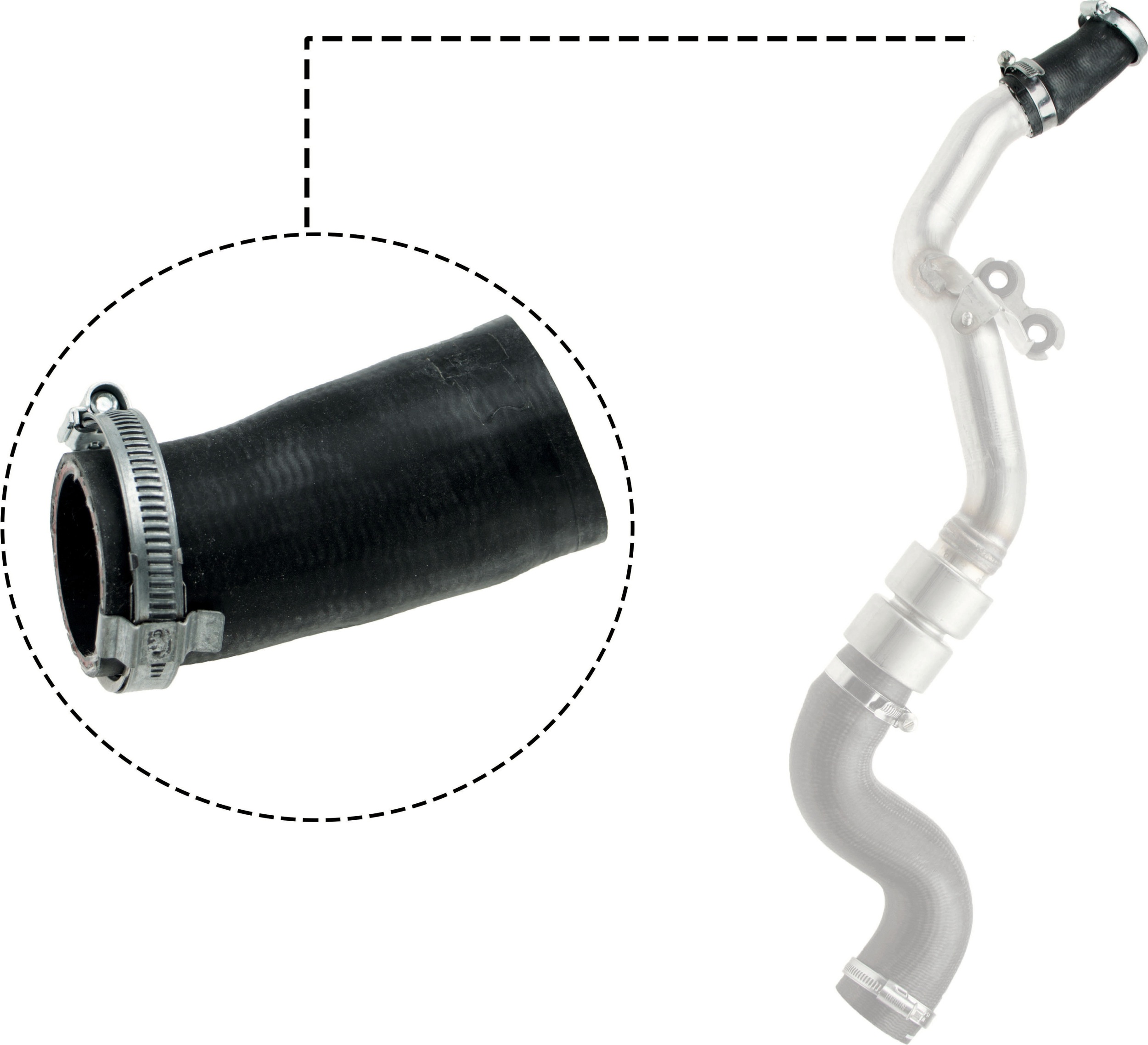 Laadlucht-/turboslang Gates 09-0572