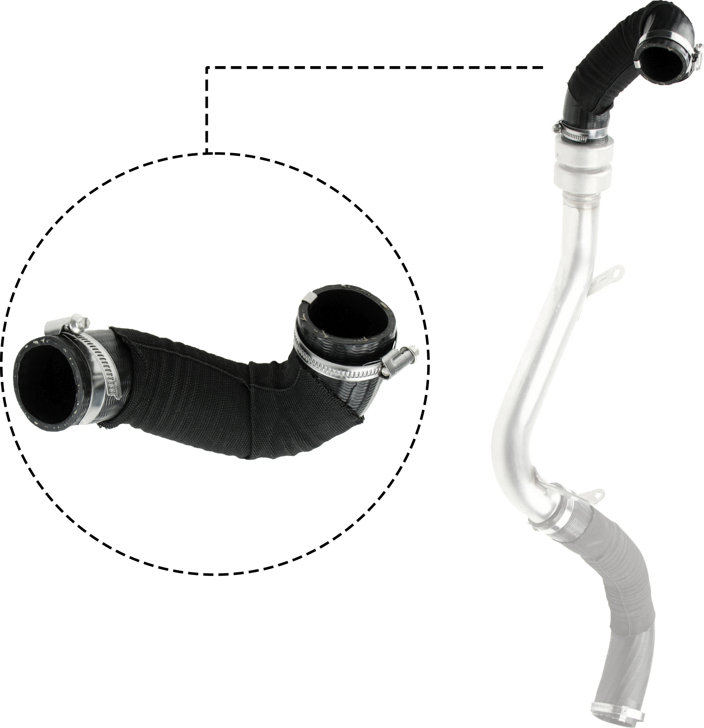 Laadlucht-/turboslang Gates 09-0644