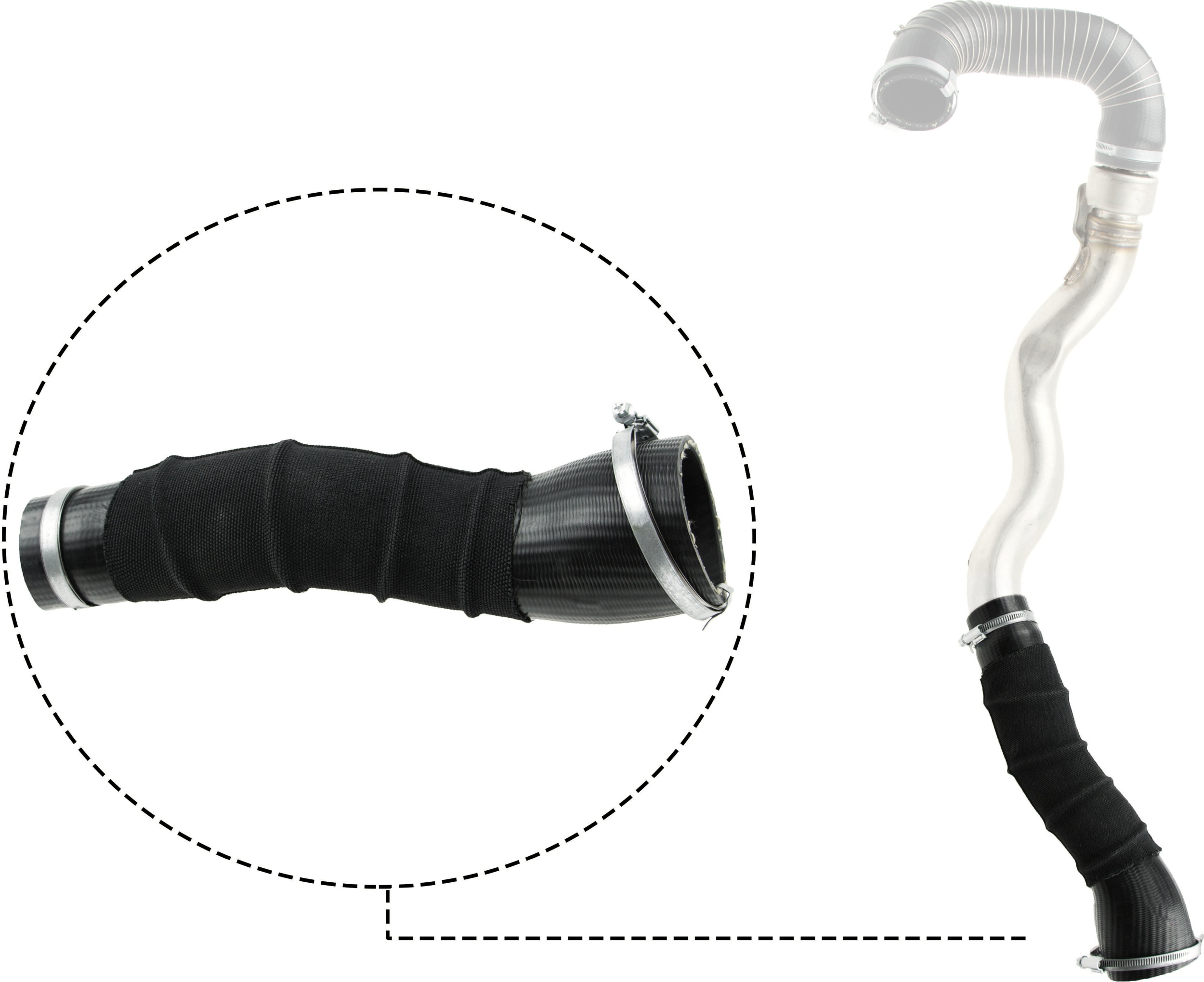 Laadlucht-/turboslang Gates 09-0647