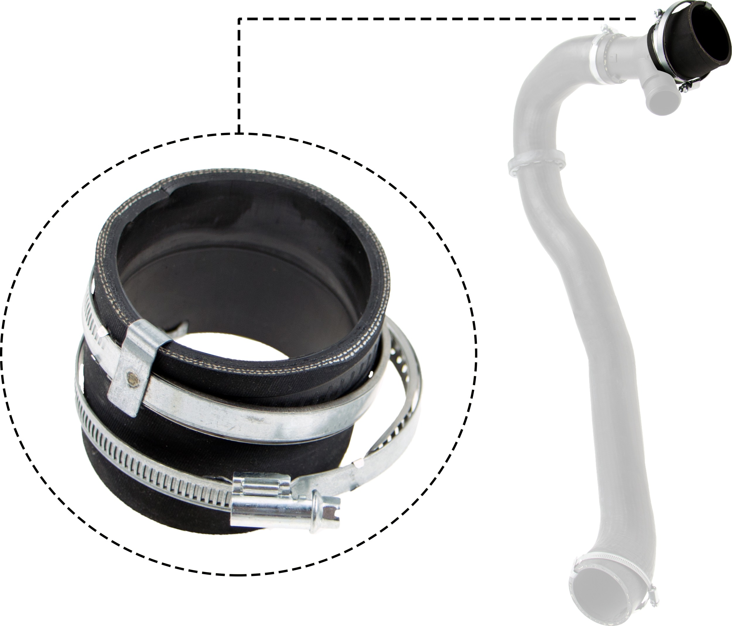 Laadlucht-/turboslang Gates 09-0648