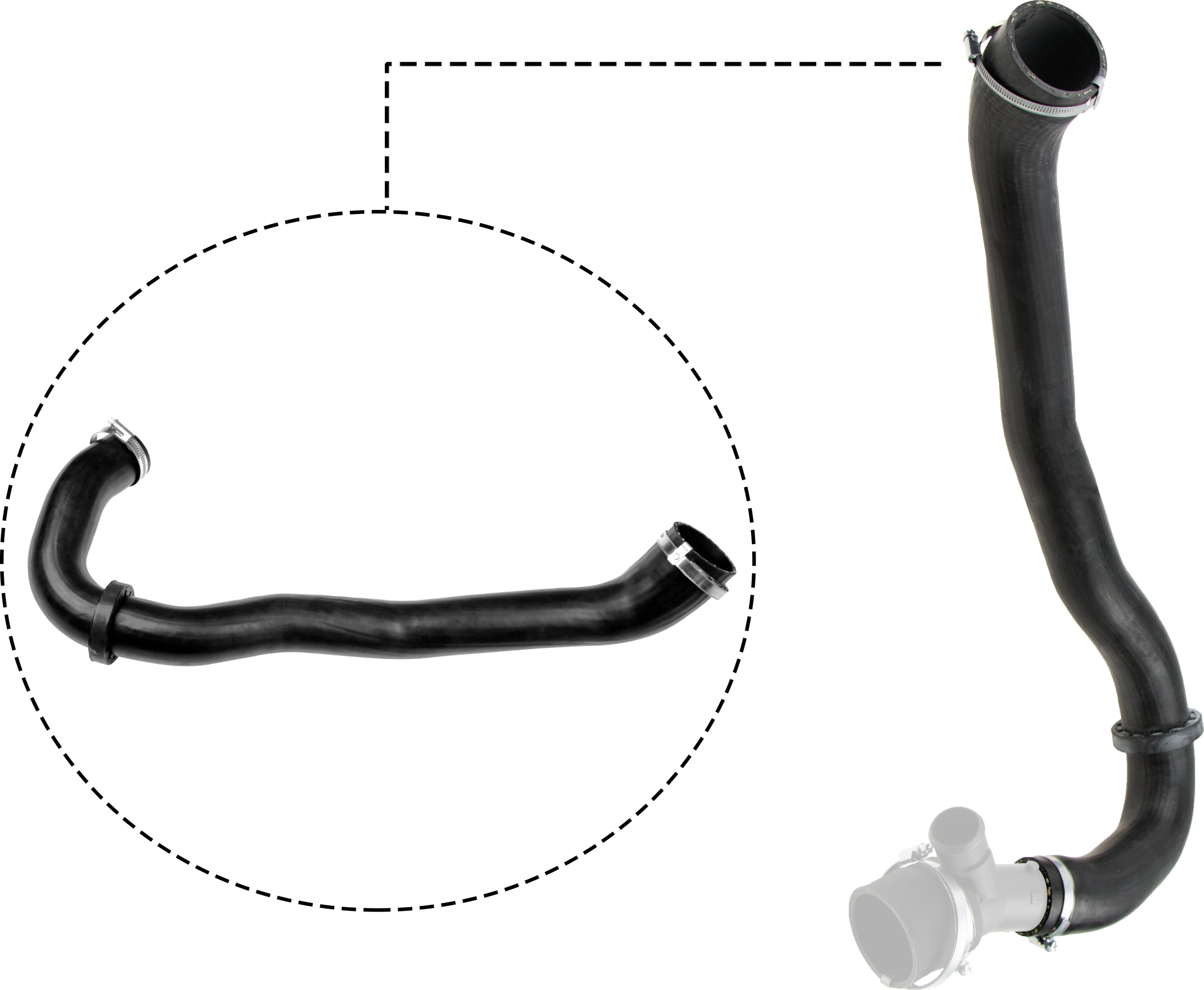 Laadlucht-/turboslang Gates 09-0649