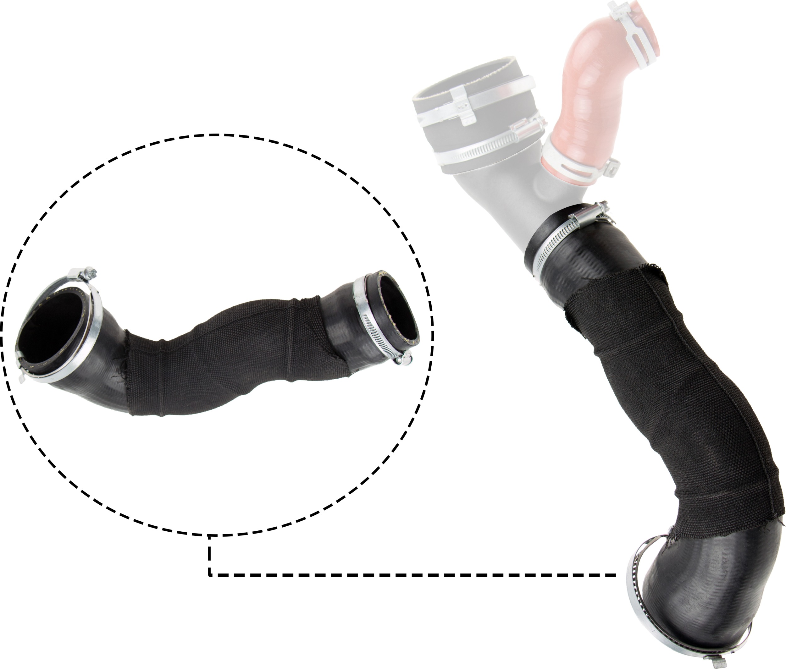 Laadlucht-/turboslang Gates 09-0652