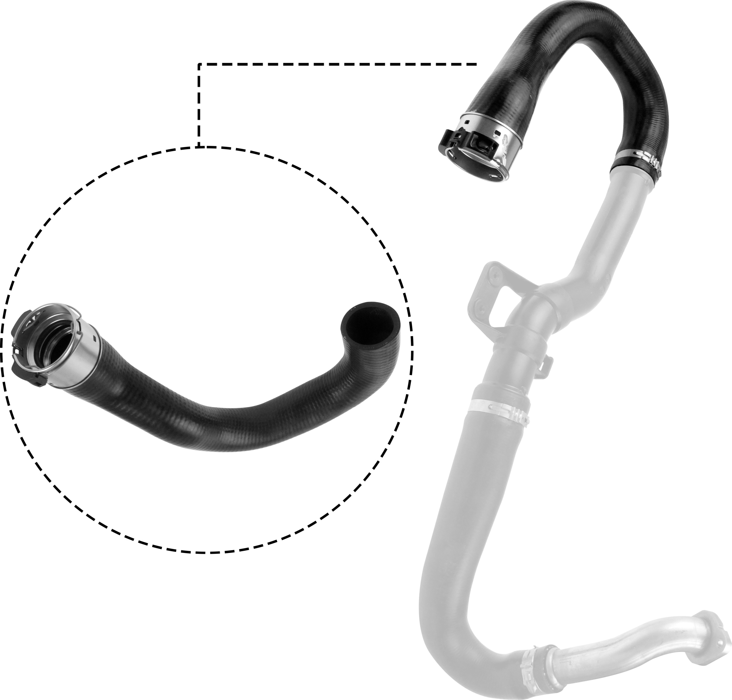 Laadlucht-/turboslang Gates 09-0678