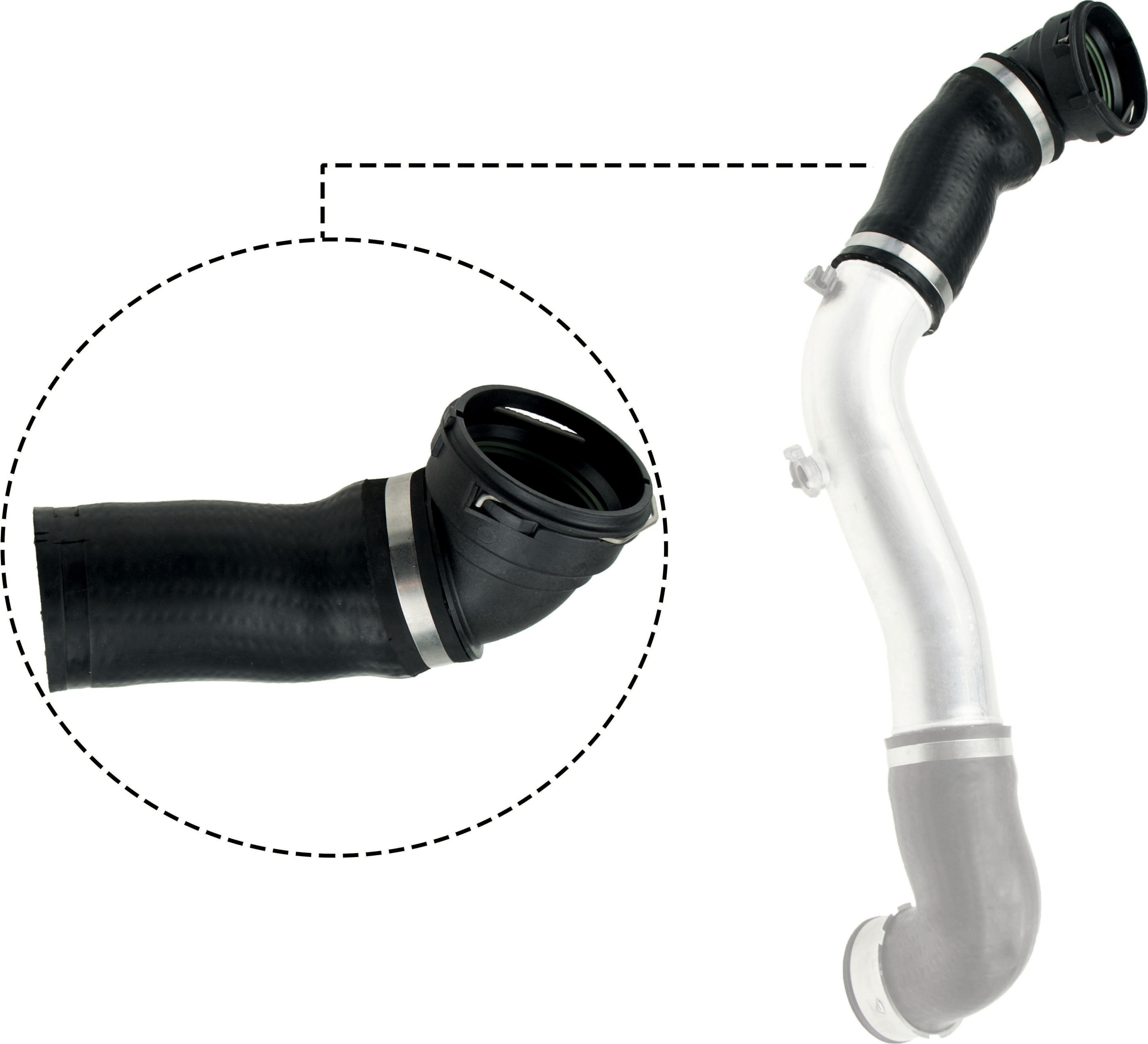 Laadlucht-/turboslang Gates 09-0725