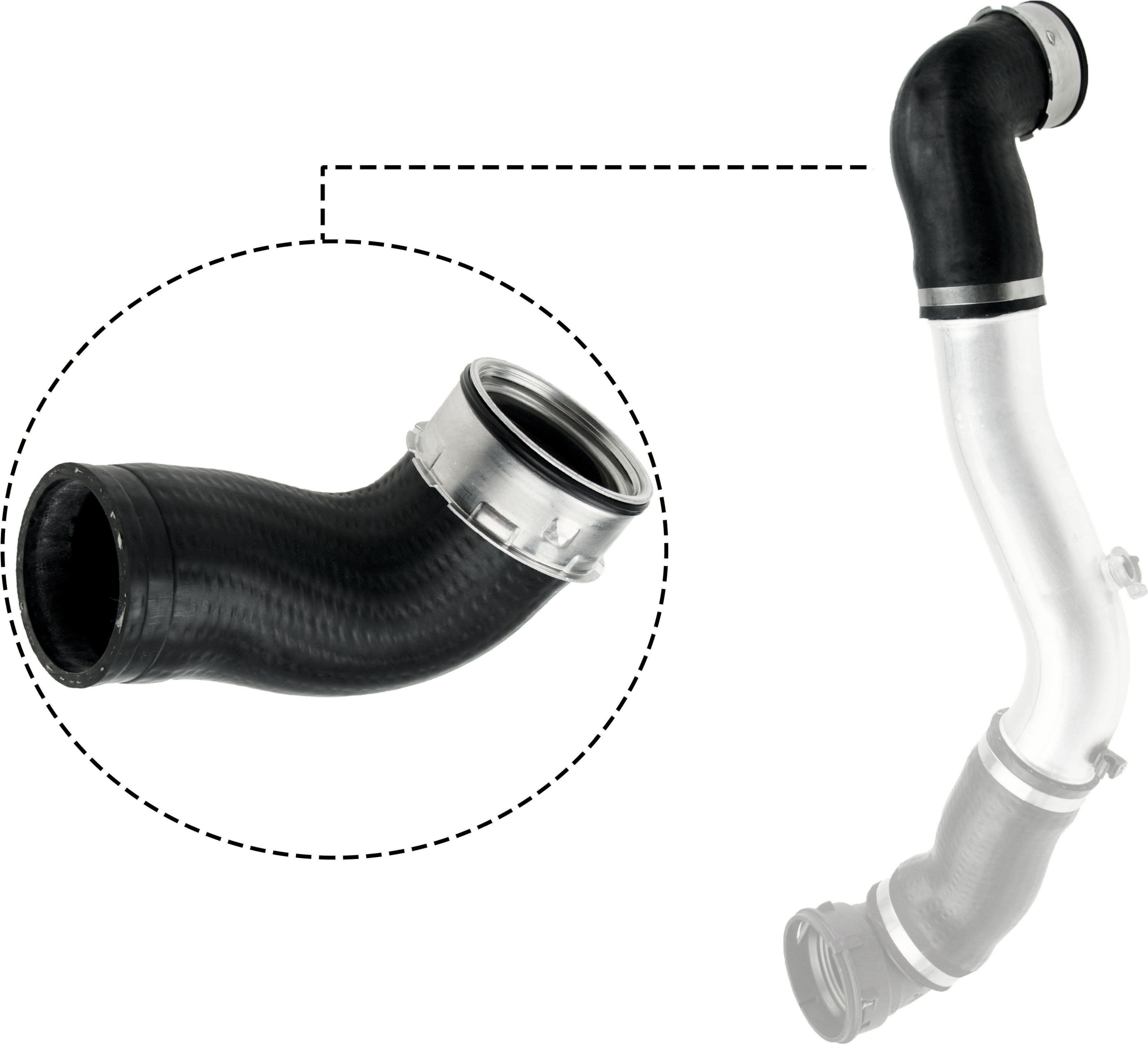 Laadlucht-/turboslang Gates 09-0726