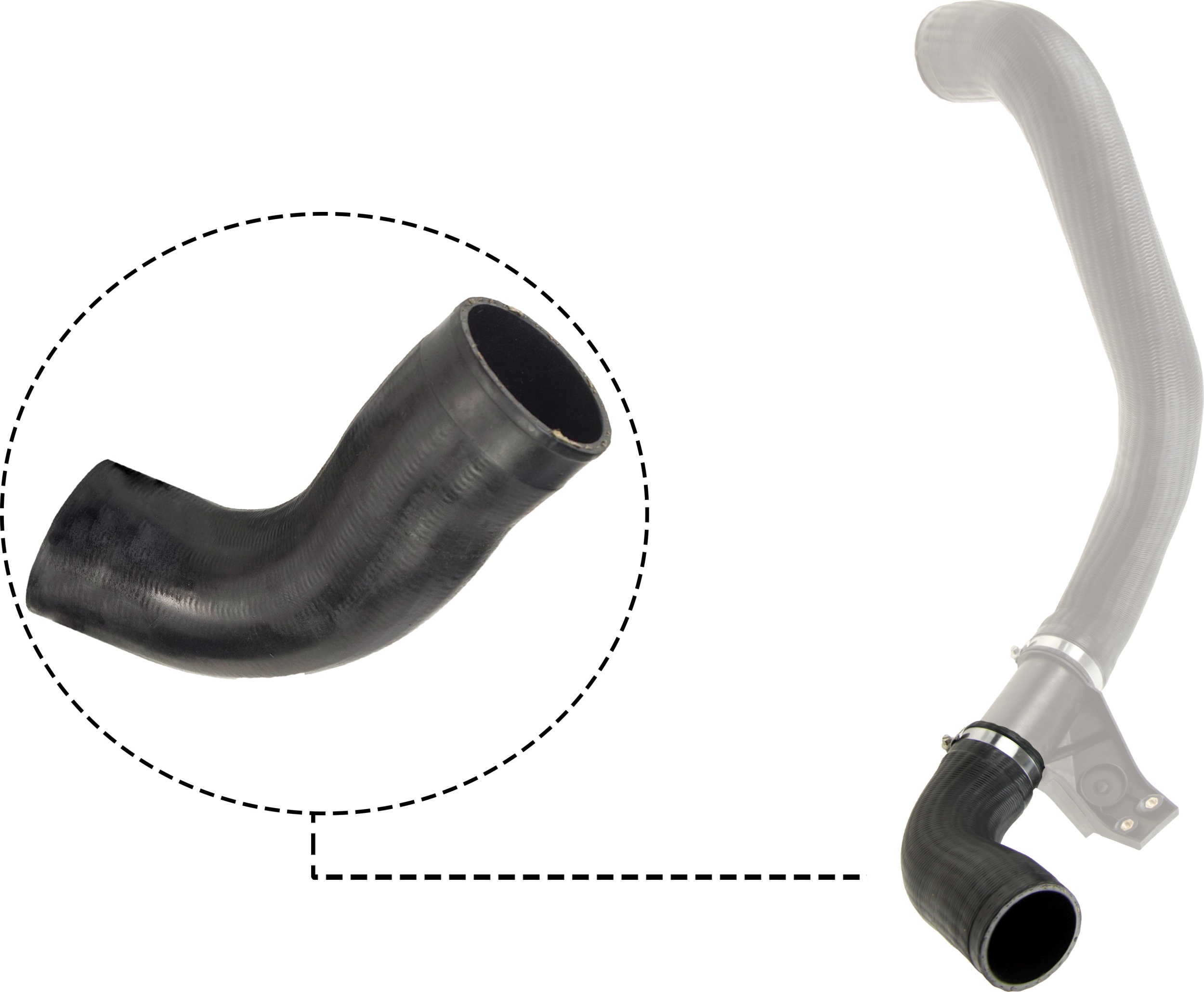 Laadlucht-/turboslang Gates 09-0825