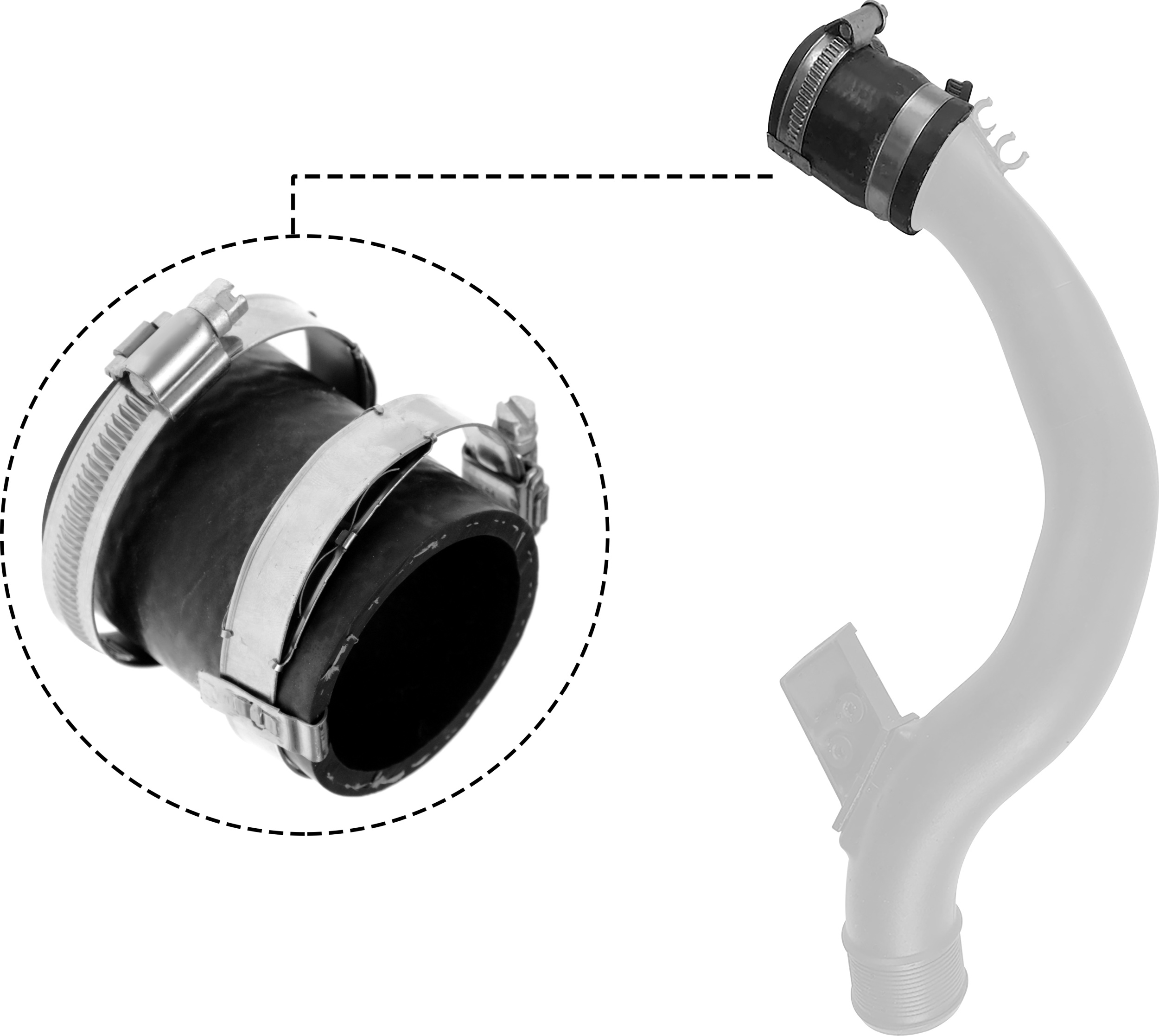 Laadlucht-/turboslang Gates 09-0914