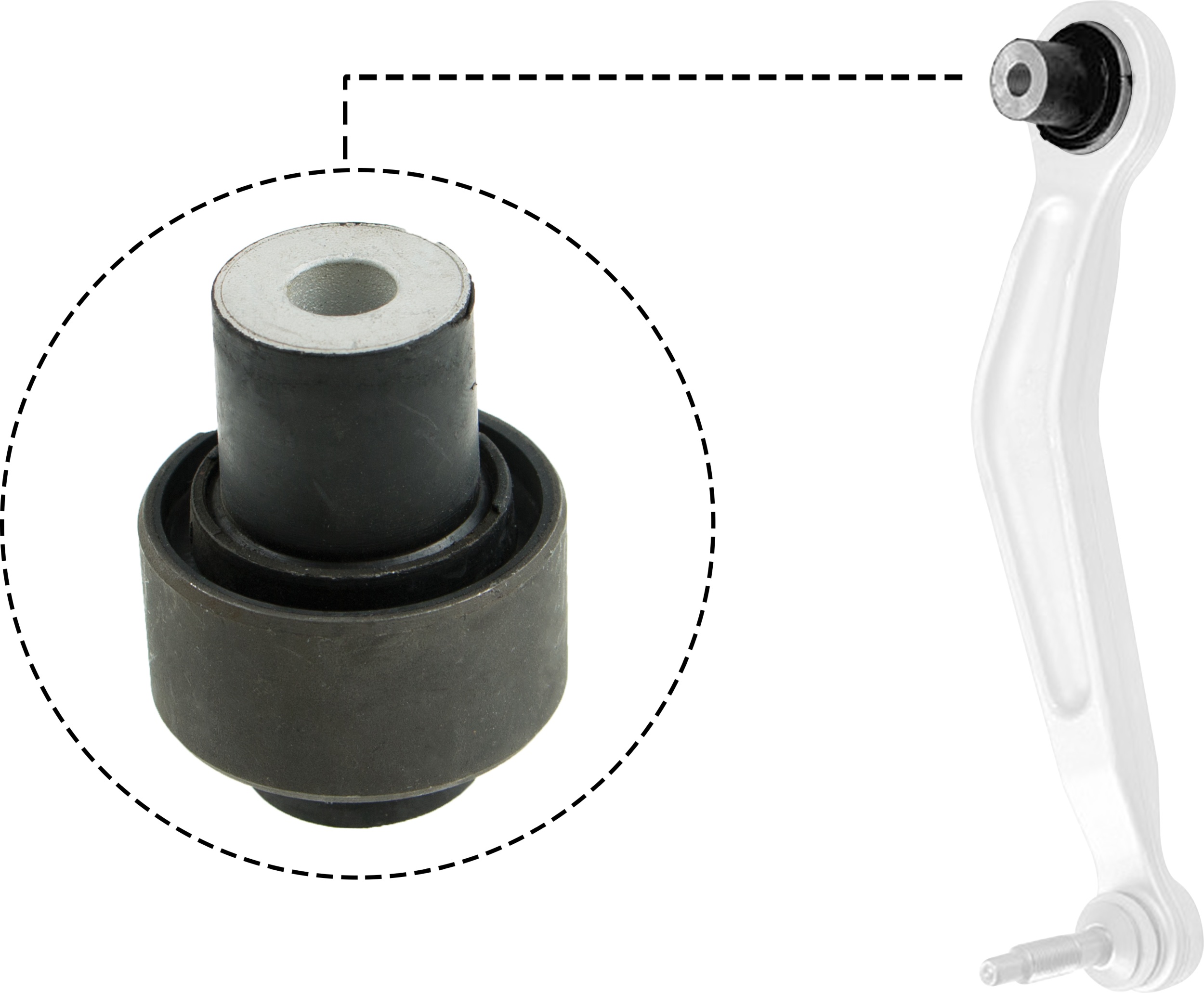 Draagarmrubber Gates AWS1349