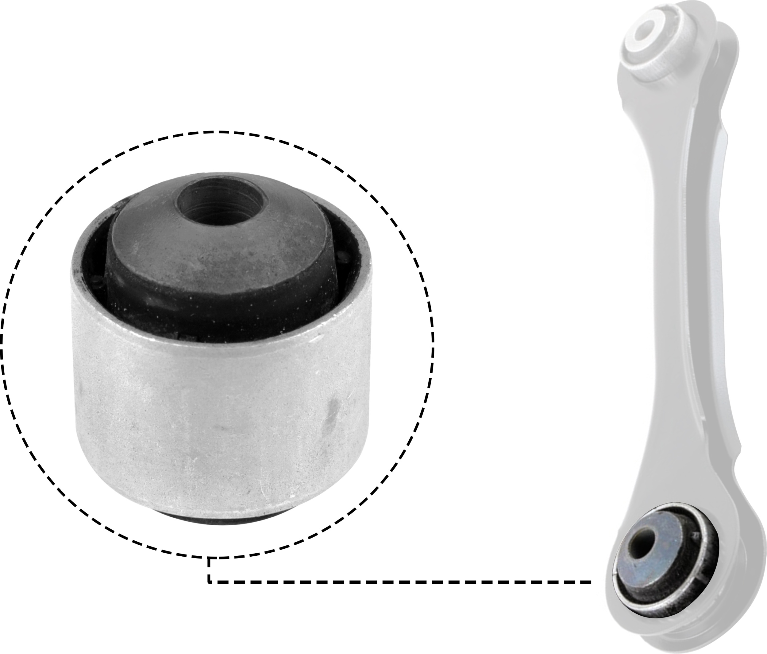 Draagarmrubber Gates AWS1841