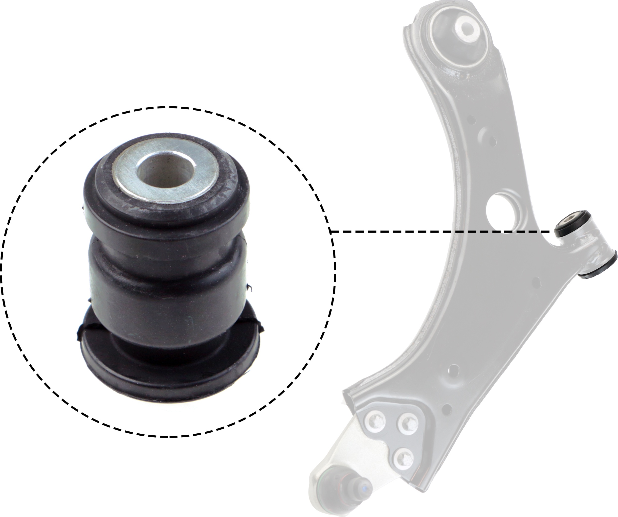 Draagarmrubber Gates AWS1857