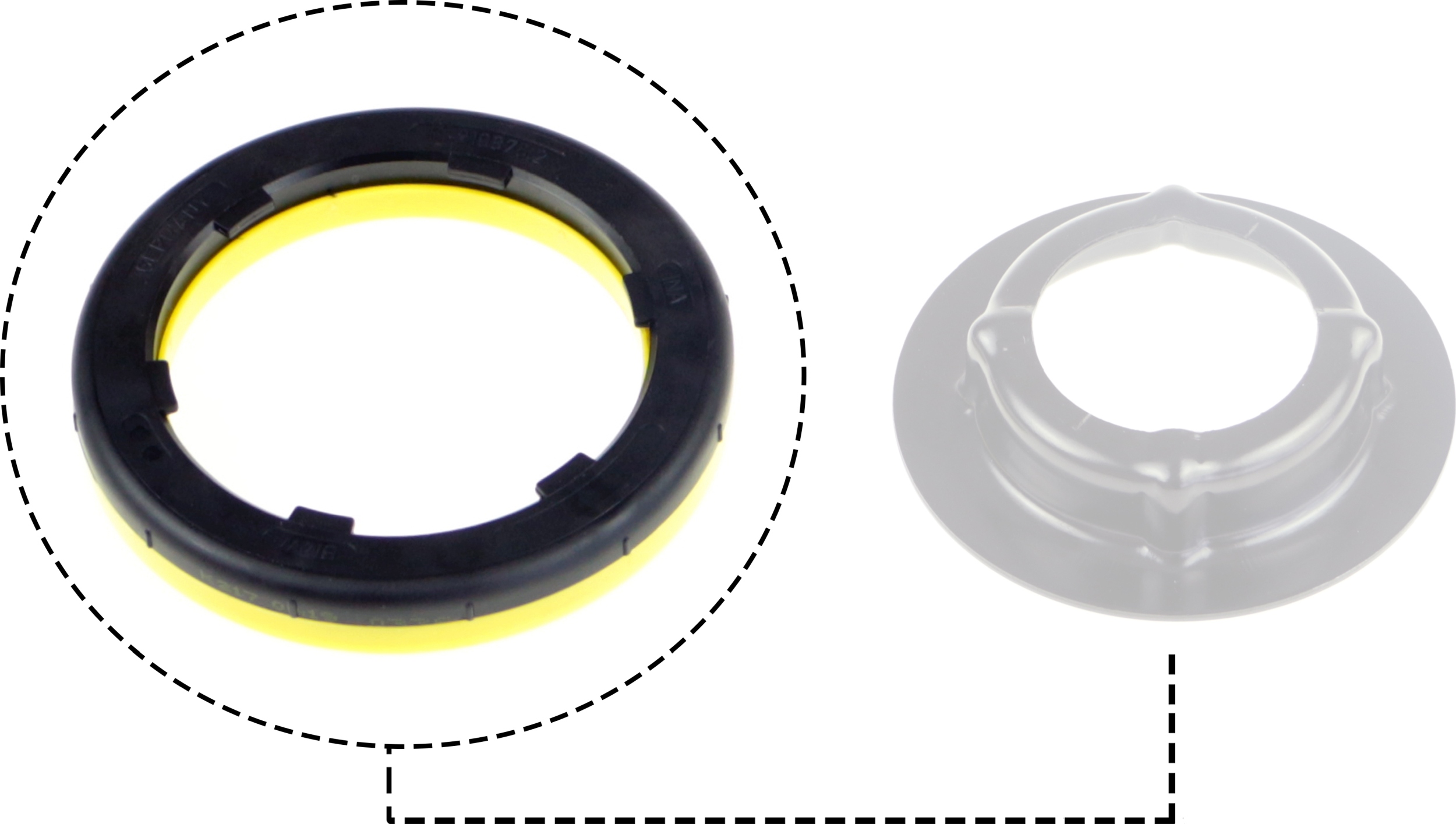 Wentellager, schokbreker veerpootlager Gates SUS1290