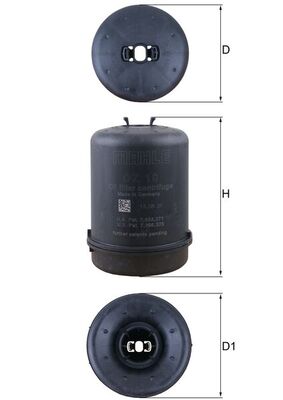 Oliefilter Knecht OZ 10