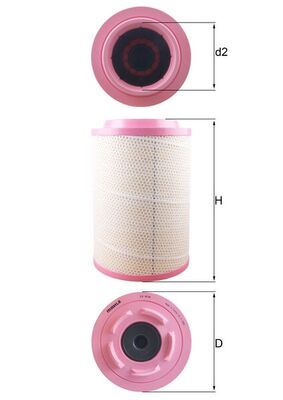 Luchtfilter Knecht LX 4131