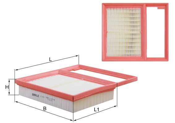 Luchtfilter Knecht LX 4157