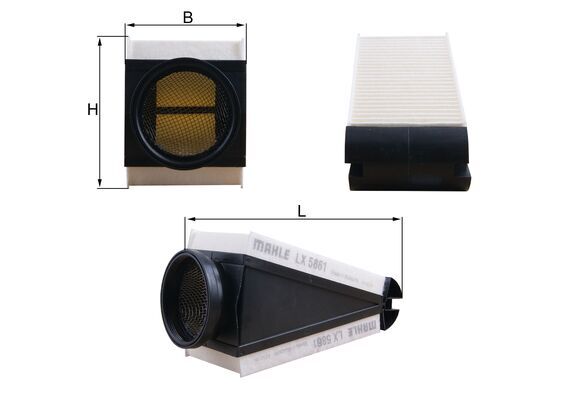 Luchtfilter Knecht LX 5861