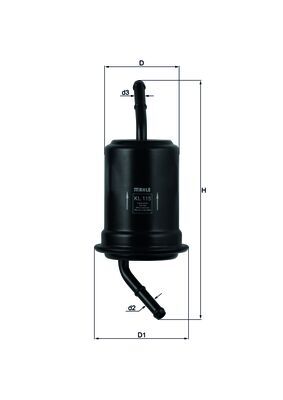 Brandstoffilter Knecht KL 115