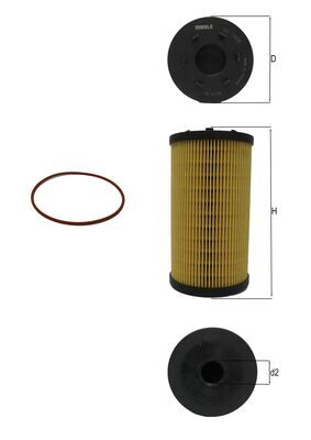 Oliefilter Knecht OX 1306D