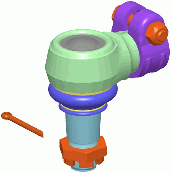 Spoorstangeind / Stuurkogel Lemförder 38270 01