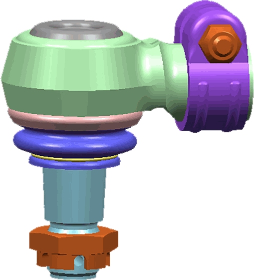 Spoorstangeind / Stuurkogel Lemförder 42307 01