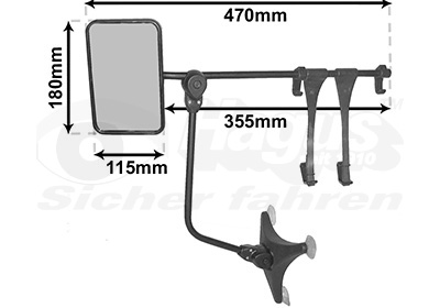 Buitenspiegel Van Wezel 6440