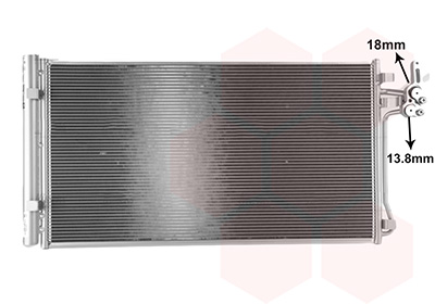 Condensor, airconditioning Van Wezel 02015707