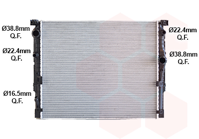 Radiateur Van Wezel 06012771