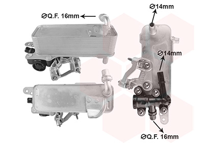 Oliekoeler, automatische transmissie Van Wezel 06013749