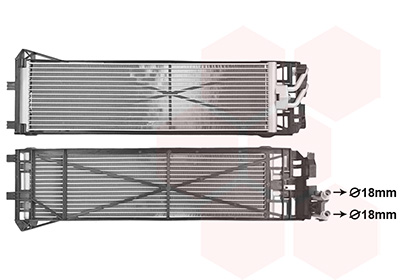 Oliekoeler, automatische transmissie Van Wezel 06013783