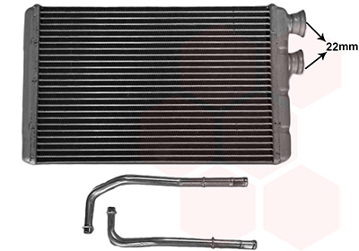 Kachelradiateur, interieurverwarming Van Wezel 06016707