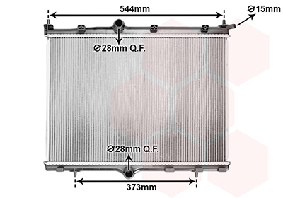 Radiateur Van Wezel 09012718