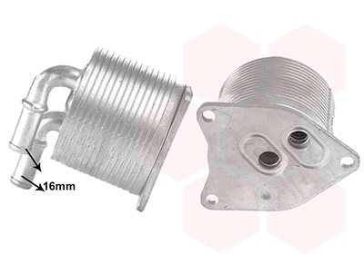 Oliekoeler, automatische transmissie Van Wezel 09013709