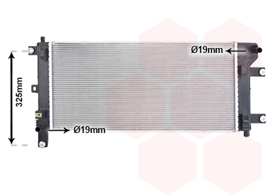 Radiateur Van Wezel 13012718