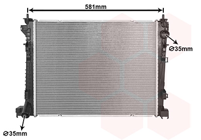 Radiateur Van Wezel 15012704