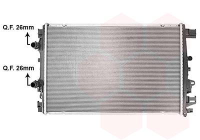 Radiateur Van Wezel 17012718