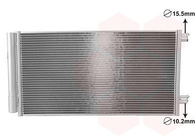 Airco condensor Van Wezel 17015702