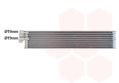 Oliekoeler motorolie Van Wezel 18013716