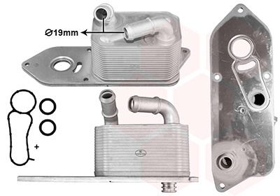 Oliekoeler, motorolie Van Wezel 18013730