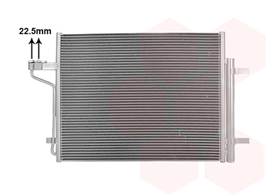 Condensor, airconditioning Van Wezel 18015714