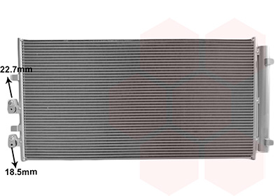 Airco condensor Van Wezel 18015720