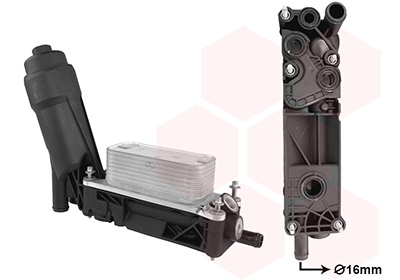 Behuizing, oliefilter Van Wezel 21013704