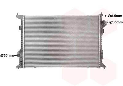 Radiateur Van Wezel 33012715